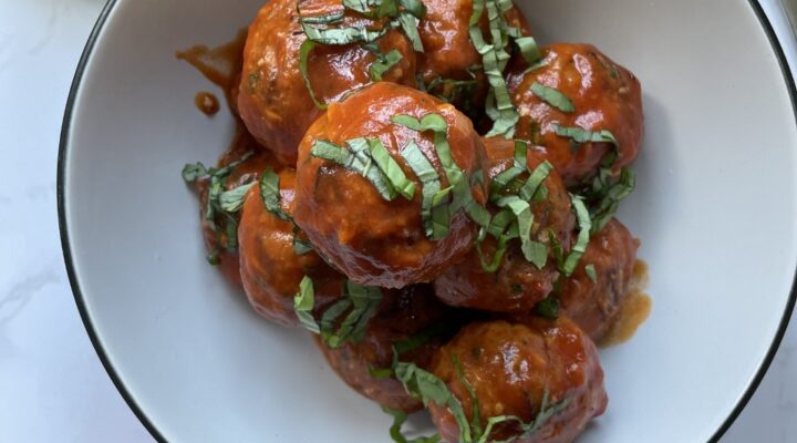 The BEST baked turkey meatballs EVER!