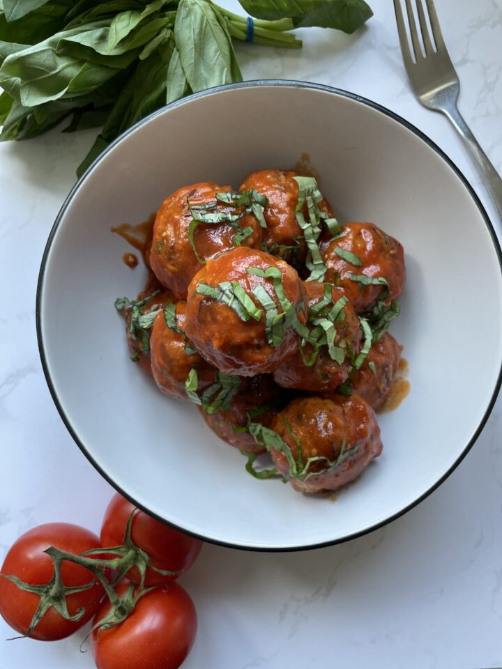 The BEST baked turkey meatballs EVER!