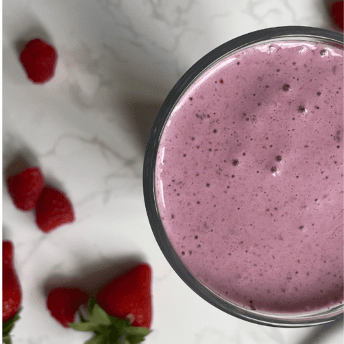 berry protein smoothie